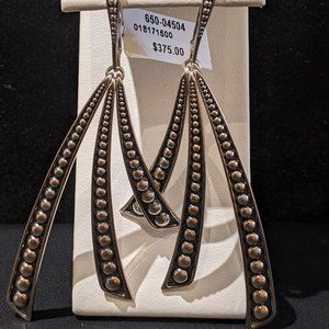 LAGOS Signature Caviar Triple Drop Earrings